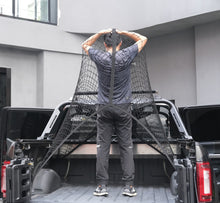 Load image into Gallery viewer, Highly Elastic Cargo Net, Simple Truck Bed Cargo Mesh Organizer, Suitable for Daily Light Loads of Trucks, 4'x4' Stretches to 7'x7'