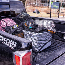 Load image into Gallery viewer, Highly Elastic Cargo Net, Simple Truck Bed Cargo Mesh Organizer, Suitable for Daily Light Loads of Trucks, 4'x4' Stretches to 7'x7'