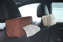 Load image into Gallery viewer, Car Standard Tissue Holder, 120 Tissues Box Cover for Car, Car Backseat Extra Large Tissue Organization fit for 120 Tissues per Box on Daily Use