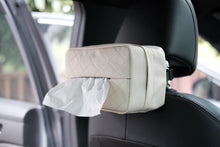 Load image into Gallery viewer, Car Standard Tissue Holder, 120 Tissues Box Cover for Car, Car Backseat Extra Large Tissue Organization fit for 120 Tissues per Box on Daily Use