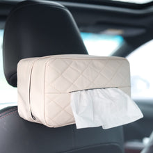 Load image into Gallery viewer, Car Standard Tissue Holder, 120 Tissues Box Cover for Car, Car Backseat Extra Large Tissue Organization fit for 120 Tissues per Box on Daily Use