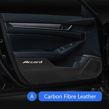 Load image into Gallery viewer, SENYAZON Car Door Anti Kick Pad Stickers for Accord Protector Carbon Fibre Leather