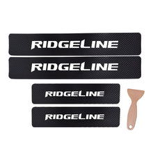 Load image into Gallery viewer, Carbon Fibre Vinyl Reflective Car Door Sill Protector Scuff Plate for Honda Ridgeline