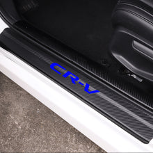 Load image into Gallery viewer, Carbon Fiber Vinyl Reflective Sticker Car Door Sill Trim Scratch Plate for CR-V