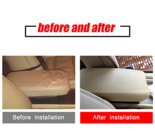 Load image into Gallery viewer, Car Armrest Box Protective Cover 8th Gen Civic Center Console Armrest Wrap Leather Cover for Civic 2006-2010