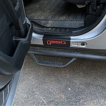 Load image into Gallery viewer, Car Vinyl Reflective Door Sill Decoration Scuff Plate for Ford F-150 2015-Up 4pcs
