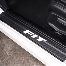 Load image into Gallery viewer, FIT Decal Sticker Carbon Fibre Vinyl Reflective Car Door Sill Decoration Scuff Plate for Honda FIT