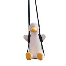 Load image into Gallery viewer, Swing Duck Mirror Hanging Car Cute Interior Rearview Mirrors Charms