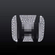 Load image into Gallery viewer, Car Interior Bling Steering Wheel Logo Accessories Car Emblem Sticker for Honda Accord CRV Civic Odyssey City