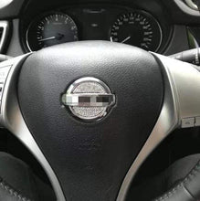 Load image into Gallery viewer, Bling Car Steering Wheel Emblem Logo Sticker Accessories 3D Rhinestone Decals Sticker for Nissan