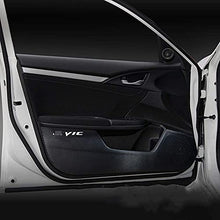 Load image into Gallery viewer, SENYAZON Car Door Anti Kick Pad Stickers for CIVIC Protector Carbon Fibre Leather