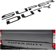 Load image into Gallery viewer, Car Tailgate Inserts Letters Emblem Inlays Decals 3D Raised Tailgate Letters Emblem Sticker for Super Duty 2020 2019 2018 2017