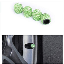 Load image into Gallery viewer, Valve Stem Caps, 4 Pack Handmade Crystal Tire Valve Caps for All Car Wheels