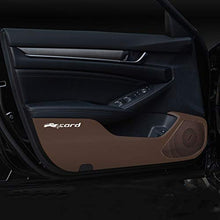 Load image into Gallery viewer, SENYAZON Car Door Anti Kick Pad Stickers for Accord Protector Carbon Fibre Leather
