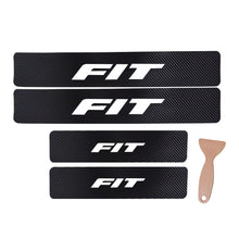 Load image into Gallery viewer, FIT Decal Sticker Carbon Fibre Vinyl Reflective Car Door Sill Decoration Scuff Plate for Honda FIT