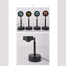 Load image into Gallery viewer, Sunset Light 180°Rotating Romantic Rainbow Projection Light Sunset Light 5V 10W