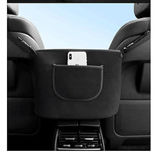 Load image into Gallery viewer, SENYAZON Car Handbag Holder Between Seats Suede Large Capacity Car Purse Holder Automotive Consoles & Organizers for Document Phone Storage