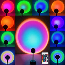 Load image into Gallery viewer, Sunset Light 180°Rotating Romantic Rainbow Projection Light Sunset Light 5V 10W