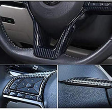 Load image into Gallery viewer, Carbon Fiber Steering Wheel Sticker Sequins Frame Trim Car Interior Accessories for Rogue Altima Sentra Kicks LEAF Versa