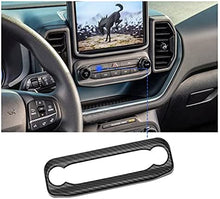 Load image into Gallery viewer, Bronco Centrel Contorl Decoration Frame Music Player Panel Decoration Frame Car Interior Decoration Stickers for Bronco 2021