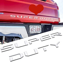 Load image into Gallery viewer, Car Tailgate Inserts Letters Emblem Inlays Decals 3D Raised Tailgate Letters Emblem Sticker for Super Duty 2020 2019 2018 2017