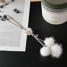 Load image into Gallery viewer, Crystal Diamond Ball Heart Shape Rearview Mirror Pendant Car Decoration Pendant