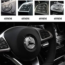 Load image into Gallery viewer, Bling Car Steering Wheel Emblem Logo Sticker Accessories Diamond Crystal Emblem Interior Decorations for Mercedes Benz