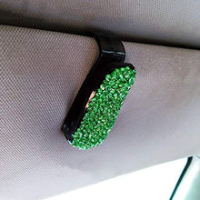 Load image into Gallery viewer, Car Rhinestone Mount Glasses Clip Glasses Holders Sun Visor Fastener Clip 2 PCS