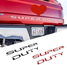 Load image into Gallery viewer, Car Tailgate Inserts Letters Emblem Inlays Decals 3D Raised Tailgate Letters Emblem Sticker for Super Duty 2020 2019 2018 2017