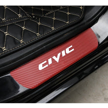 Load image into Gallery viewer, Car Door Threshold Plate Scuff Sticker Door Sill Sticker For Honda Civic