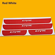 Load image into Gallery viewer, Car Door Threshold Plate Scuff Sticker Door Sill Sticker For Honda Civic