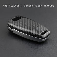 Load image into Gallery viewer, Carbon Fibre Car Key Case Car Remote Shell Cover For Audi A1/A3/S3/Q3/Q7/TT