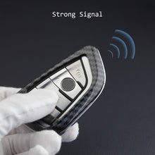 Load image into Gallery viewer, Carbon Fibre Car Key Case Car Remote Shell Cover For BMW 1 2 3 4 5 6 7 M Series X1 X3 X5 X6