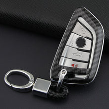 Load image into Gallery viewer, Carbon Fibre Car Key Case Car Remote Shell Cover For BMW 1 2 3 4 5 6 7 M Series X1 X3 X5 X6