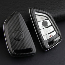 Load image into Gallery viewer, Carbon Fibre Car Key Case Car Remote Shell Cover For BMW 1 2 3 4 5 6 7 M Series X1 X3 X5 X6