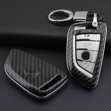 Load image into Gallery viewer, Carbon Fibre Car Key Case Car Remote Shell Cover For BMW 1 2 3 4 5 6 7 M Series X1 X3 X5 X6