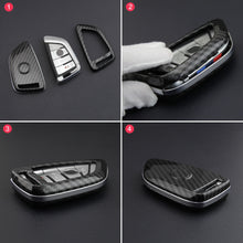 Load image into Gallery viewer, Carbon Fibre Car Key Case Car Remote Shell Cover For BMW 1 2 3 4 5 6 7 M Series X1 X3 X5 X6