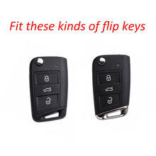 Load image into Gallery viewer, Car Key Case Car Remote Shell Cover For Volkswagen VW Polo Golf MK7 Tiguan Skoda SEAT