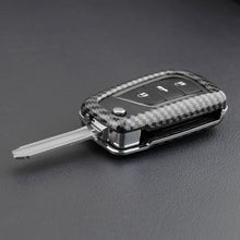 Load image into Gallery viewer, Carbon Fiber Car Key Case Car Remote Shell Cover Fit For Toyota Camry C-HR