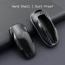Load image into Gallery viewer, SENYAZON Car Key Case Car Remote Shell Cover Fit For Tesla Model3 ModelS
