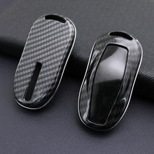 Load image into Gallery viewer, SENYAZON Car Key Case Car Remote Shell Cover Fit For Tesla Model3 ModelS