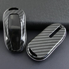 Load image into Gallery viewer, SENYAZON Car Key Case Car Remote Shell Cover Fit For Tesla Model3 ModelS