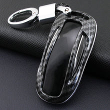 Load image into Gallery viewer, SENYAZON Carbon Fibre Car Key Case Car Remote Shell Cover Fit For Tesla Model X