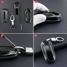 Load image into Gallery viewer, SENYAZON Carbon Fibre Car Key Case Car Remote Shell Cover Fit For Tesla Model X
