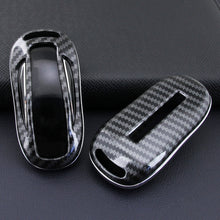 Load image into Gallery viewer, SENYAZON Carbon Fibre Car Key Case Car Remote Shell Cover Fit For Tesla Model X