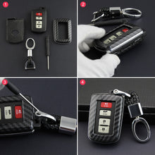Load image into Gallery viewer, Car Key Case For Toyota Camry RAV4 Avalon Corolla Highlander LandCrusierLC200