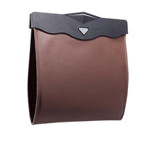 Load image into Gallery viewer, Car Leather Trash Bag Smart LED Waterproof Organizer Storage Garbage Can