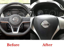 Load image into Gallery viewer, Bling Car Steering Wheel Emblem Logo Sticker Accessories 3D Rhinestone Decals Sticker for Nissan
