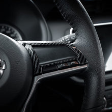 Load image into Gallery viewer, Carbon Fiber Steering Wheel Sticker Sequins Frame Trim Car Interior Accessories for Rogue Altima Sentra Kicks LEAF Versa