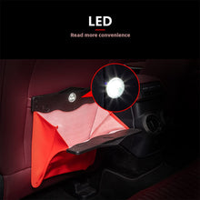Load image into Gallery viewer, Car Leather Trash Bag Smart LED Waterproof Organizer Storage Garbage Can